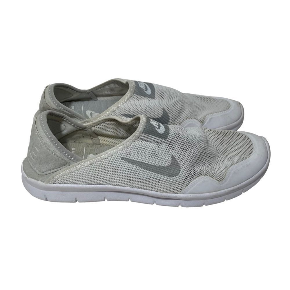 Nike White Breathable Slip On Walking Shoes